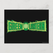 Green Lantern-Logo met Lantern Briefkaart (Voorkant)