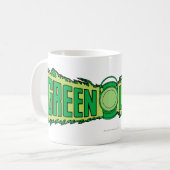 Green Lantern-Logo met Lantern Koffiemok (Voorkant links)