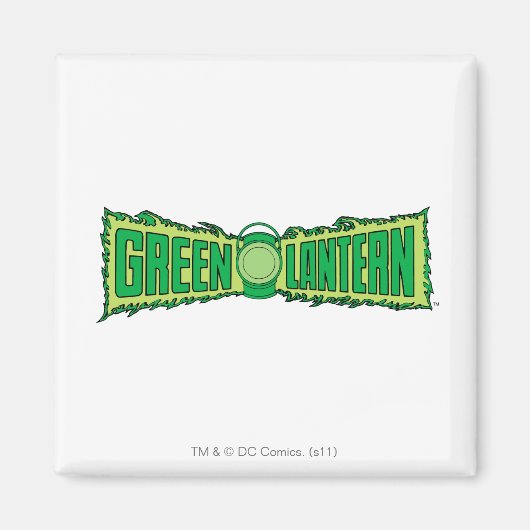 Green Lantern-Logo met Lantern Magneet (Voorkant)