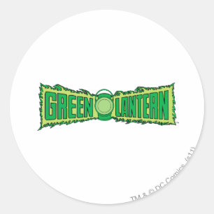 Green Lantern-Logo met Lantern Ronde Sticker