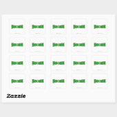 Green Lantern-Logo met Lantern Vierkante Sticker (Vel)