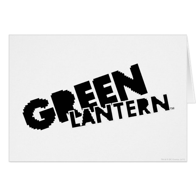 Green Lantern-Logo - Pixels (Voorkant Horizontaal)