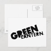 Green Lantern-Logo - Pixels Briefkaart (Voorkant / Achterkant)