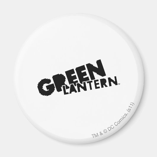 Green Lantern-Logo - Pixels Magneet (Voorkant)