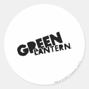 Green Lantern-Logo - Pixels Ronde Sticker