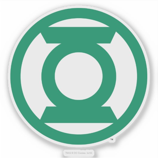 Green Lantern Logo Sticker (Voorkant)