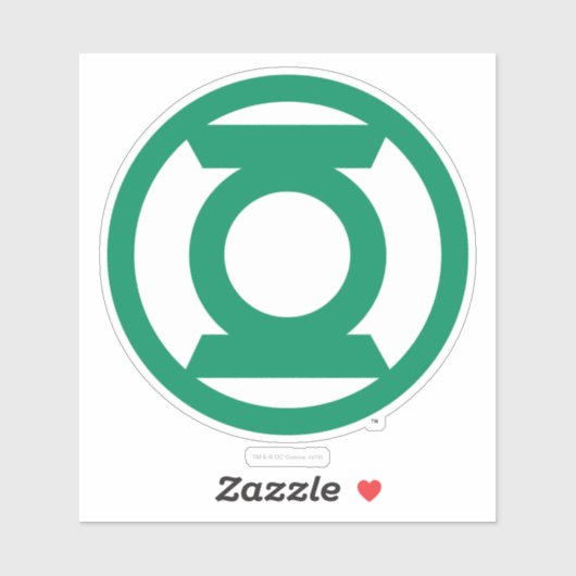 Green Lantern Logo Sticker (Vel)