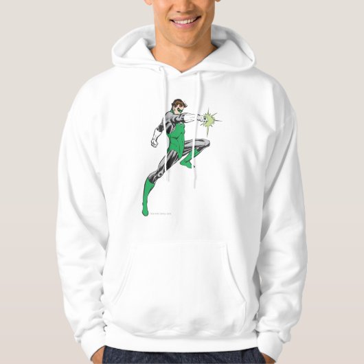 Green Lantern Pointing Ring Hoodie (Voorkant)