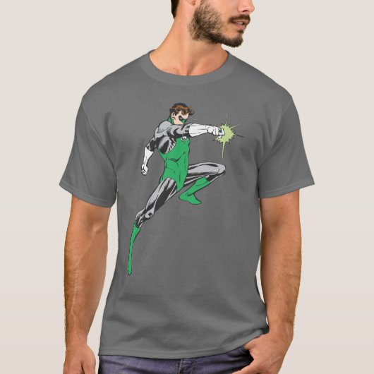 Green Lantern Pointing Ring T-shirt (Voorkant)