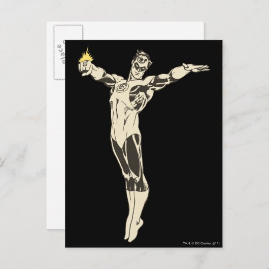 Green Lantern Poses Briefkaart (Voorkant / Achterkant)
