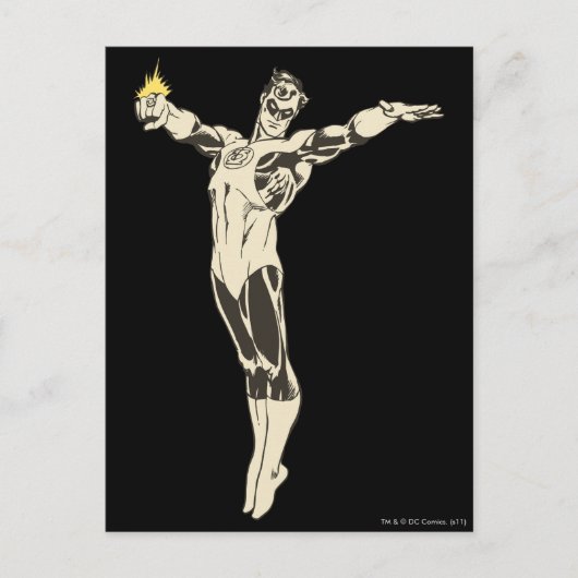 Green Lantern Poses Briefkaart (Voorkant)