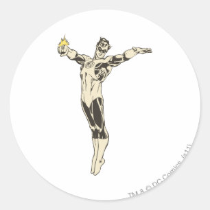 Green Lantern Poses Ronde Sticker