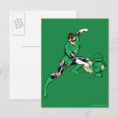 Green Lantern Power Briefkaart (Voorkant / Achterkant)