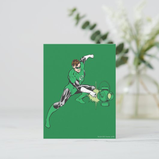 Green Lantern Power Briefkaart (Staand voorkant)