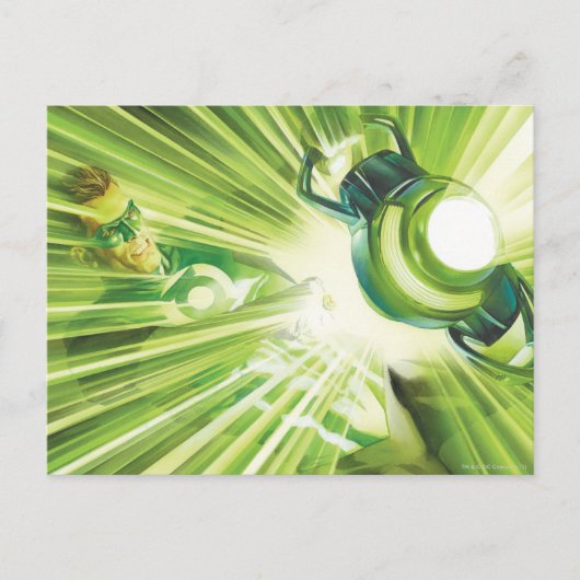 Green Lantern Power Briefkaart (Voorkant)