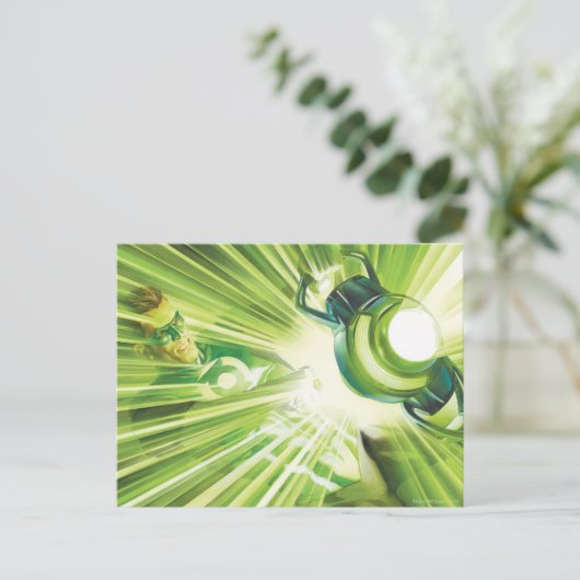 Green Lantern Power Briefkaart (Staand voorkant)