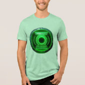 Green Lantern Power Emblem Mannen's grafisch T-shi Tri-Blend Shirt (Voorkant)