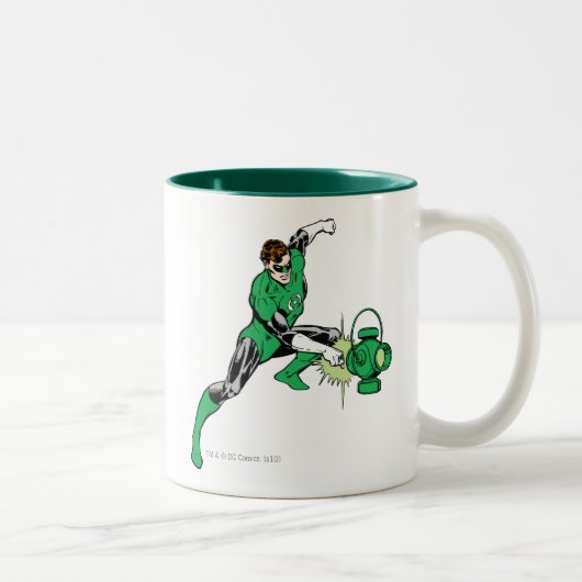 Green Lantern Power Tweekleurige Koffiemok (Rechts)