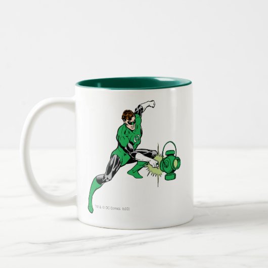 Green Lantern Power Tweekleurige Koffiemok (Links)