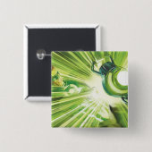 Green Lantern Power Vierkante Button 5,1 Cm (Voorkant /achterkant)