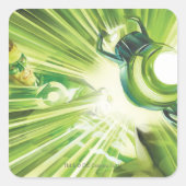 Green Lantern Power Vierkante Sticker (Voorkant)