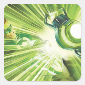 Green Lantern Power Vierkante Sticker