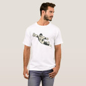 Green Lantern Punches Grunge T-shirt (Voorkant volledig)