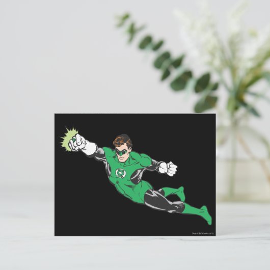Green Lantern Punks Briefkaart (Staand voorkant)