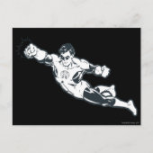 Green Lantern Punks BW Briefkaart (Voorkant)