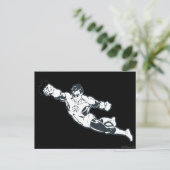 Green Lantern Punks BW Briefkaart (Staand voorkant)