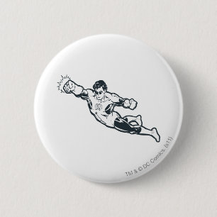 Green Lantern Punks BW Ronde Button 5,7 Cm