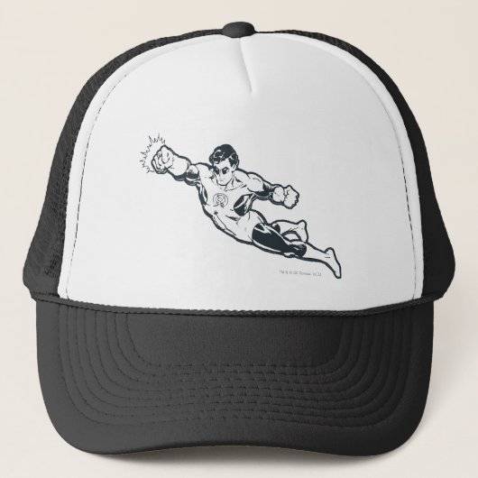 Green Lantern Punks BW Trucker Pet (Voorkant)