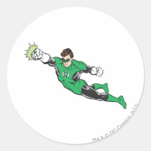 Green Lantern Punks Ronde Sticker