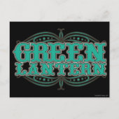 Green Lantern Showtime Letters Briefkaart (Voorkant)