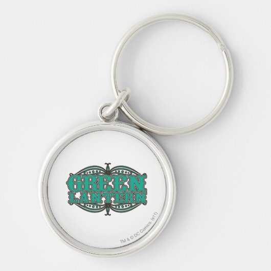 Green Lantern Showtime Letters Sleutelhanger (Voorkant)