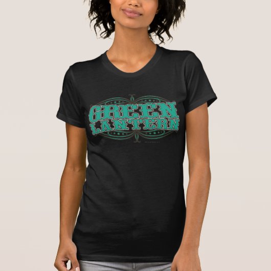 Green Lantern Showtime Letters T-shirt (Voorkant)