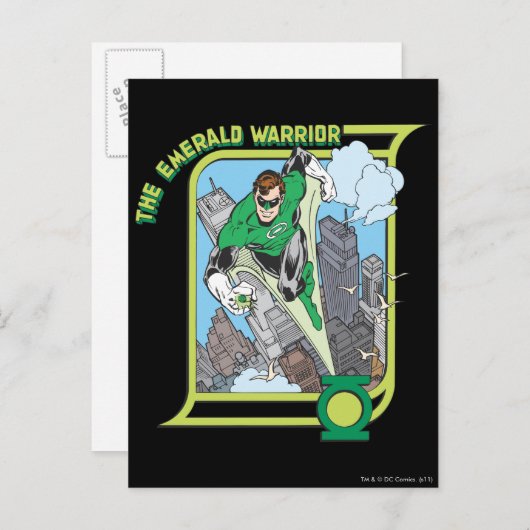 Green Lantern - The Emerald Warrior Briefkaart (Voorkant / Achterkant)