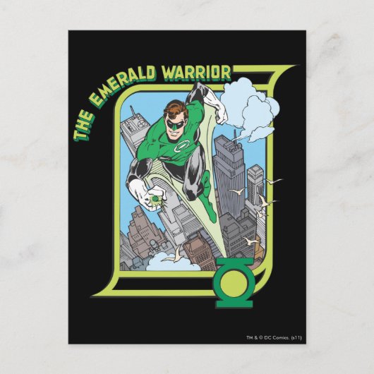 Green Lantern - The Emerald Warrior Briefkaart (Voorkant)