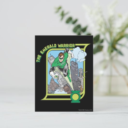 Green Lantern - The Emerald Warrior Briefkaart (Staand voorkant)
