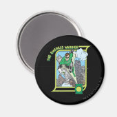 Green Lantern - The Emerald Warrior Magneet (Voorkant / Achterkant)