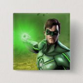 Green Lantern Vierkante Button 5,1 Cm (Voorkant)