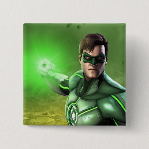 Green Lantern Vierkante Button 5,1 Cm