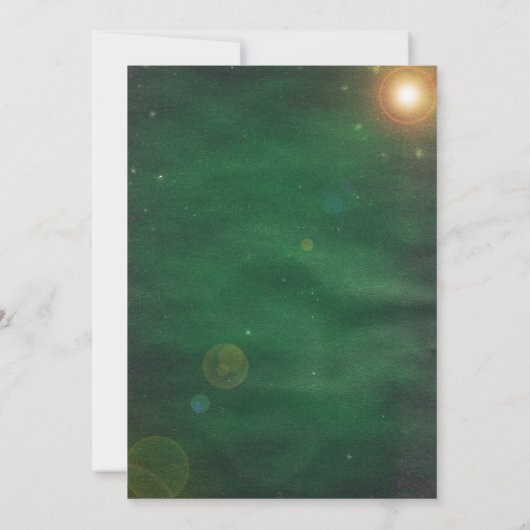 Green Laser Label nodigt uit Kaart (Achterkant)