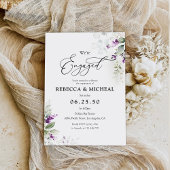 Green Lavendel Verlovingsfeest Uitnodiging