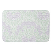 Green Lavender Floral Damask Pattern Badmat (Voorkant)