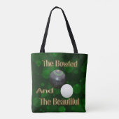 Green Lawn Bowls Mooi design Tote Bag (Achterkant)