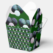 Green Lawn Bowls Pattern, Birthday Favor Box Bedankdoosjes (Geopend)