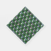 Green Lawn Bowls Pattern, Paper Napkins Servet (Hoek)