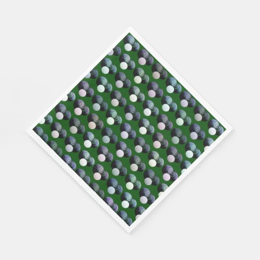 Green Lawn Bowls Pattern, Paper Napkins Servet (Hoek)