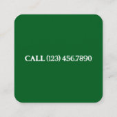 Green Lawn Care Visitekaartje (Achterkant)